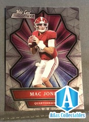 Mac Jones Rookie 2021 Wild Card Alumination #ABC-3 New England Patriots